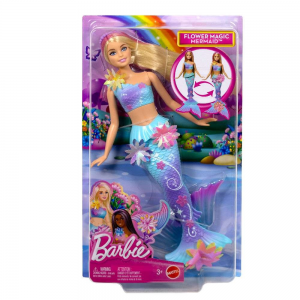 MATTEL BARBIE ΚΟΥΚΛΑ ΜΑΓΙΚΗ ΓΟΡΓΟΝΑ ΠΟΥ ΑΝΘΙΖΕΙ ΞΑΝΘΙΑ JDM72 / JDM71