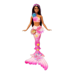 MATTEL BARBIE ΚΟΥΚΛΑ ΜΑΓΙΚΗ ΓΟΡΓΟΝΑ ΠΟΥ ΑΝΘΙΖΕΙ ΜΕΛΑΧΡΙΝΗ JDM73