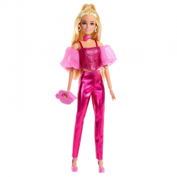 MATTEL BARBIE DELUXE STYLE METALLICS - ΡΟΖ ΣΥΝΟΛΟ JFP40