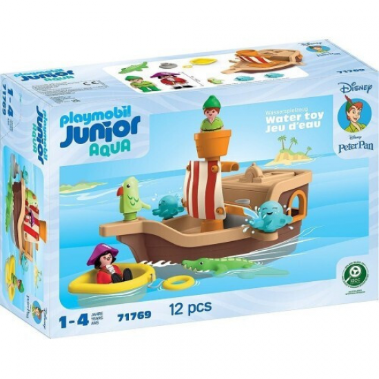 PLAYMOBIL JUNIOR AQUA DISNEY Ο ΠΙΤΕΡ ΠΑΝ ΚΑΙ ΤΟ ΠΕΙΡΑΤΙΚΟ ΠΛΟΙΟ ΤΟΥ ΚΑΠΤΕΝ ΧΟΥΚ 71769