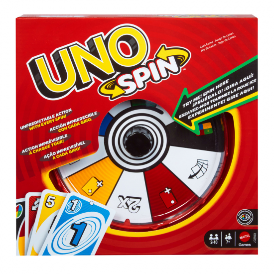 MATTEL ΕΠΙΤΡΑΠΕΖΙΟ ΠΑΙΧΝΙΔΙ UNO SPIN JGR00