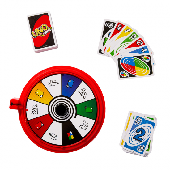 MATTEL ΕΠΙΤΡΑΠΕΖΙΟ ΠΑΙΧΝΙΔΙ UNO SPIN JGR00