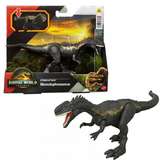 MATTEL JURASSIC WORLD REBIRTH - ΔΕΙΝΟΣΑΥΡΟΣ STRIKE ATTACK MONOLOPHOSAURUS JGB77 / JCL60 MATTEL JURASSIC WORLD REBIRTH - ΔΕΙΝΟΣΑΥΡΟΣ STRIKE ATTACK MONOLOPHOSAURUS JGB77 / JCL60