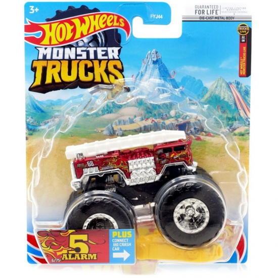 MATTEL HOT WHEELS MONTER TRUCKS 5 ALARM FYJ44 / JDP76
