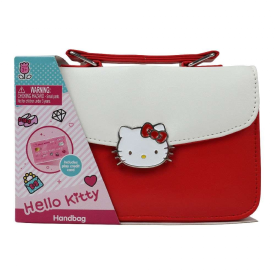 GIOCHI PREZIOSI HELLO KITTY ΤΣΑΝΤΑΚΙ ΑΣΠΡΟ ΚΟΚΚΙΝΟ HKT14200A