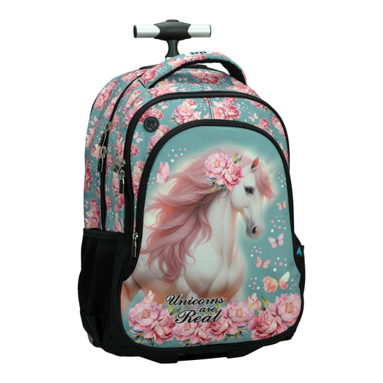 BACK ME UP ΤΣΑΝΤΑ TROLLEY BUTTERFLY UNICORN 357-25074 BACK ME UP ΤΣΑΝΤΑ TROLLEY BUTTERFLY UNICORN 357-25074