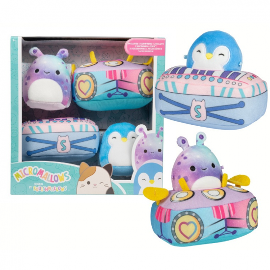 SQUISHMALLOWS MICROMALLOWS ΣΕΤ ΠΑΙΧΝΙΔΙΟΥ 4 ΛΟΥΤΡΙΝΑ JWSM0013 / SQMM0016