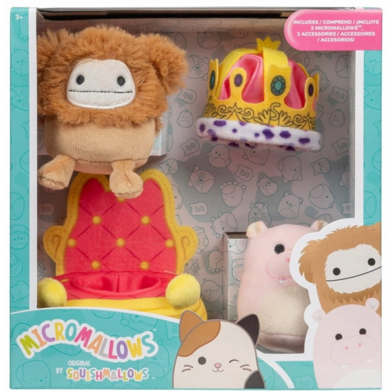 SQUISHMALLOWS MICROMALLOWS ΣΕΤ ΠΑΙΧΝΙΔΙΟΥ 4 ΛΟΥΤΡΙΝΑ JWSM0013 / SQMM0014