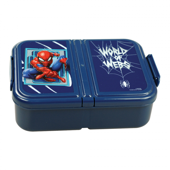 GIM ΦΑΓΗΤΟΔΟΧΕΙΟ ΜΕ 3 ΧΩΡΙΣΜΑΤΑ SPIDERMAN 900ML 557-00262 GIM ΦΑΓΗΤΟΔΟΧΕΙΟ ΜΕ 3 ΧΩΡΙΣΜΑΤΑ SPIDERMAN 900ML 557-00262