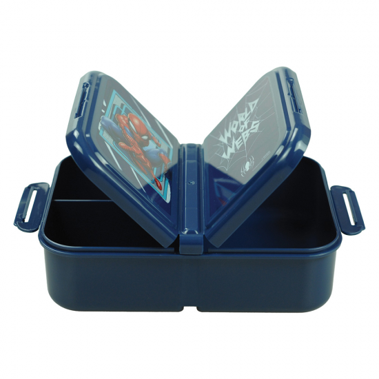 GIM ΦΑΓΗΤΟΔΟΧΕΙΟ ΜΕ 3 ΧΩΡΙΣΜΑΤΑ SPIDERMAN 900ML 557-00262 GIM ΦΑΓΗΤΟΔΟΧΕΙΟ ΜΕ 3 ΧΩΡΙΣΜΑΤΑ SPIDERMAN 900ML 557-00262