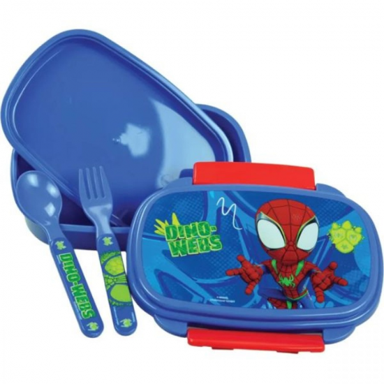GIM ΦΑΓΗΤΟΔΟΧΕΙΟ ΜΕ ΚΟΥΤΑΛΙ ΚΑΙ ΠΙΡΟΥΝΙ SPIDEY WEB 557-01276 GIM ΦΑΓΗΤΟΔΟΧΕΙΟ ΜΕ ΚΟΥΤΑΛΙ ΚΑΙ ΠΙΡΟΥΝΙ SPIDEY WEB 557-01276