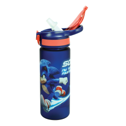 GIM ΠΛΑΣΤΙΚΟ ΠΑΓΟΥΡΙ 600ML ΜΕ ΚΑΛΑΜΑΚΙ SONIC 3 THE HEDGEHOG 572-54217