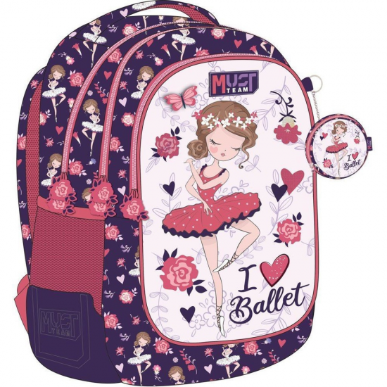 MUST ΤΣΑΝΤΑ ΔΗΜΟΤΙΚΟΥ 3 ΘΗΚΕΣ I LOVE BALLET 586189