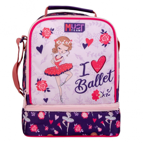 MUST ΤΣΑΝΤΑΚΙ ΦΑΓΗΤΟΥ 2 ΘΗΚΕΣ I LOVE BALLET 586190 MUST ΤΣΑΝΤΑΚΙ ΦΑΓΗΤΟΥ 2 ΘΗΚΕΣ I LOVE BALLET 586190