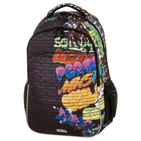 POLO ΤΣΑΝΤΑ TROPHY ΜΑΥΡΟ ΜΕ GRAFFITY 901060-8363 POLO ΤΣΑΝΤΑ TROPHY ΜΑΥΡΟ ΜΕ GRAFFITY 901060-8363