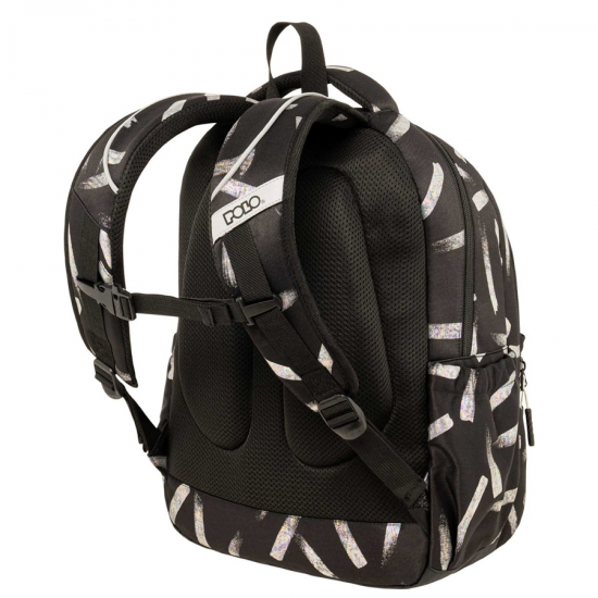 POLO ΤΣΑΝΤΑ TROPHY ΜΑΥΡΟ ΜΕ ΑΣΠΡΟ 901061-8364 POLO ΤΣΑΝΤΑ TROPHY ΜΑΥΡΟ ΜΕ ΑΣΠΡΟ 901061-8364