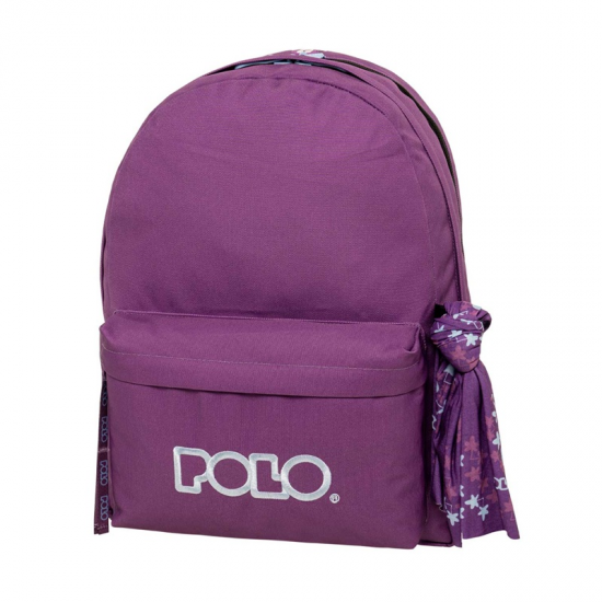 POLO ΤΣΑΝΤΑ ORIGINAL DOUBLE SCARF SHAPES ΜΩΒ 901235-4657.