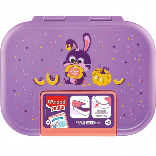 MAPED ΦΑΓΗΤΟΔΟΧΕΙΟ PICNIK ΜΩΒ ΛΑΓΟΥΔΑΚΙ 900ML 874002