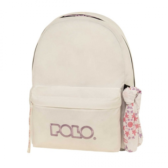 POLO ΤΣΑΝΤΑ ORIGINAL SCARF ΑΣΠΡΗ 901135-2545 POLO ΤΣΑΝΤΑ ORIGINAL SCARF ΑΣΠΡΗ 901135-2545