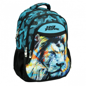 BACK ME UP ΤΣΑΝΤΑ ΔΗΜΟΤΙΚΟΥ NO FEAR FLUO LION 348-45031