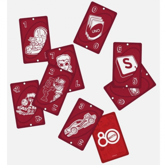 MATTEL ΕΠΙΤΡΑΠΕΖΙΟ ΠΑΙΧΝΙΔΙ UNO 80 ΧΡΟΝΙΑ JGK30