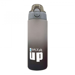 BACK ME UP ΠΑΓΟΥΡΙ TITAN ΜΕ ΚΑΠΑΚΙ ΑΣΦΑΛΕΙΑΣ 600ML ΓΚΡΙ 570-79240