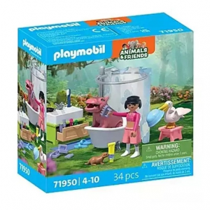 PLAYMOBIL ANIMALS AND FRIENDS - ΩΡΑ ΓΙΑ ΜΠΑΝΙΟ 71950