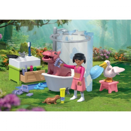 PLAYMOBIL ANIMALS AND FRIENDS - ΩΡΑ ΓΙΑ ΜΠΑΝΙΟ 71950 PLAYMOBIL ANIMALS AND FRIENDS - ΩΡΑ ΓΙΑ ΜΠΑΝΙΟ 71950
