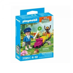 PLAYMOBIL ANIMALS AND FRIENDS - ΒΟΛΤΑ ΜΕ ΤΟ ΤΡΕΝΑΚΙ 71951