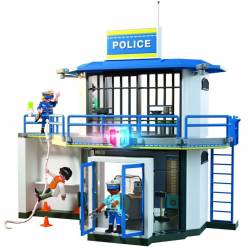 PLAYMOBIL CITY ACTION - ΑΣΤΥΝΟΜΙΚΟ ΤΜΗΜΑ ΜΕ ΔΩΜΑΤΙΟ ΕΡΕΥΝΩΝ 71874