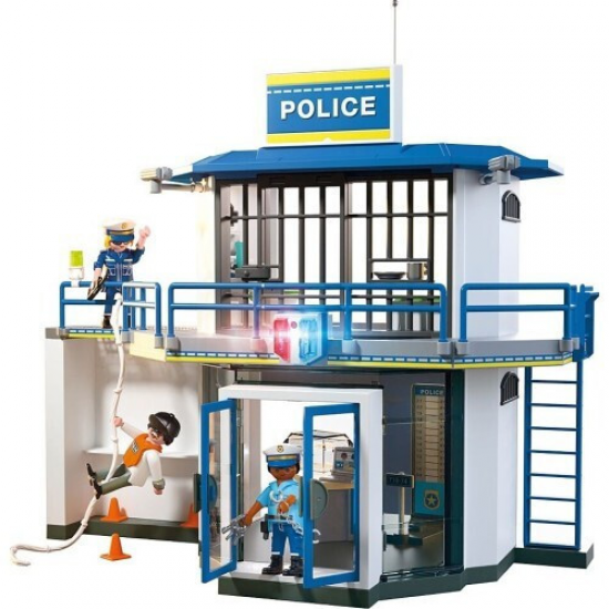 PLAYMOBIL CITY ACTION - ΑΣΤΥΝΟΜΙΚΟ ΤΜΗΜΑ ΜΕ ΔΩΜΑΤΙΟ ΕΡΕΥΝΩΝ 71874