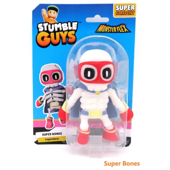 JUST TOYS MONSTERFLEX STUMBLE GUYS SUPER STRETCHY - SUPER BONES LEGENDARY 0505 JUST TOYS MONSTERFLEX STUMBLE GUYS SUPER STRETCHY - SUPER BONES LEGENDARY 0505