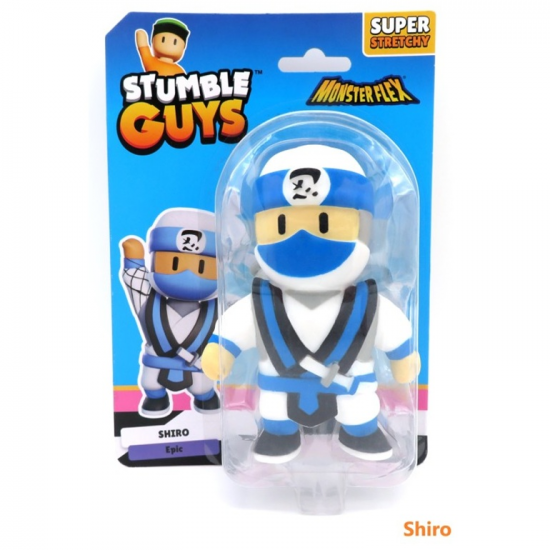 JUST TOYS MONSTERFLEX STUMBLE GUYS SUPER STRETCHY - SHIRO EPIC 0505 JUST TOYS MONSTERFLEX STUMBLE GUYS SUPER STRETCHY - SHIRO EPIC 0505