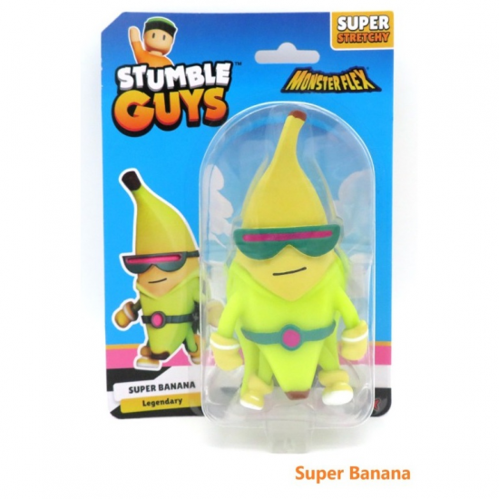 JUST TOYS MONSTERFLEX STUMBLE GUYS SUPER STRETCHY - SUPER BANANA LEGENDARY 0505 JUST TOYS MONSTERFLEX STUMBLE GUYS SUPER STRETCHY - SUPER BANANA LEGENDARY 0505