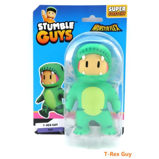 JUST TOYS MONSTERFLEX STUMBLE GUYS SUPER STRETCHY - T-REX GUY EPIC 0505 JUST TOYS MONSTERFLEX STUMBLE GUYS SUPER STRETCHY - T-REX GUY EPIC 0505