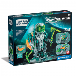 CLEMENTONI ΜΑΘΑΙΝΩ ΚΑΙ ΔΗΜΙΟΥΡΓΩ ΕΡΓΑΣΤΗΡΙΟ ΡΟΜΠΟΤΙΚΗΣ SPACE MINER ROBOT 3 ΣΕ 1 1026-63391