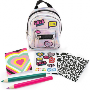 HAPPIHOBBI TEENI MINI ΤΣΑΝΤΑΚΙ ΜΕ ΕΚΛΠΗΞΕΙΣ ΑΣΗΜΕΝΙΟ 1080-51101