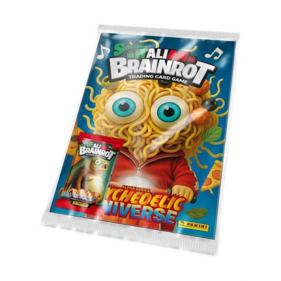 PANINI ITALIAN BRAINLOT ALPHA SERIES PSYCHEDELIC UNIVERSE STARTER PACK ΜΕ ΦΑΚΕΛΑΚΙ ΔΩΡΟ 112570