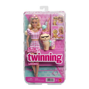 MATTEL BARBIE TWINNING LOOKS BOWS JFP36
