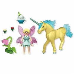 PLAYMOBIL MAGIC - ΜΟΝΟΚΕΡΟΣ ΜΕ ΜΠΛΕ ΧΑΙΤΗ 71842