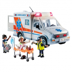 PLAYMOBIL CITY ACTION - ΑΣΘΕΝΟΦΟΡΟ ΜΕ ΔΙΑΣΩΣΤΕΣ 71232