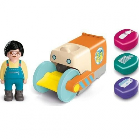 PLAYMOBIL JUNIOR - ΑΠΟΡΡΙΜΜΑΤΟΦΟΡΟ ΟΧΗΜΑ 71774
