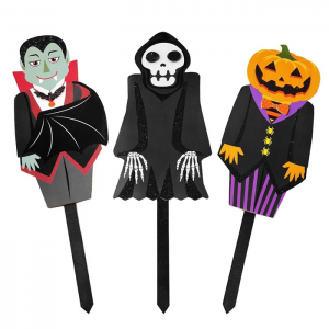 ΔΙΑΚΟΣΜΗΤΙΚΟ HALLOWEEN ΞΥΛΙΝΟ ΔΙΑΦΟΡΑ ΣΧΕΔΙΑ 65Χ21CM 3-2648