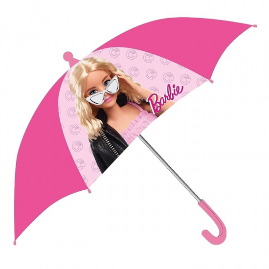 ΟΜΠΡΕΛΑ ΒΡΟΧΗΣ BARBIE ΦΟΥΞΙΑ ΡΟΖ 70CM 20-1366