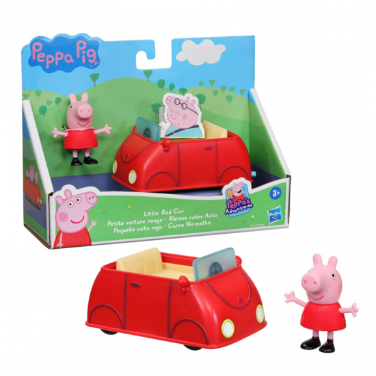 HASBRO PEPPA PIG LITTLE VEHICLE LITTLE RED CAR ΚΑΙ ΦΙΓΟΥΡΑ F2185 / F2212 HASBRO PEPPA PIG LITTLE VEHICLE LITTLE RED CAR ΚΑΙ ΦΙΓΟΥΡΑ F2185 / F2212