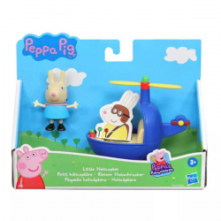 HASBRO PEPPA PIG LITTLE VEHICLE LITTLE BLUEY HELICOPTER ΚΑΙ ΦΙΓΟΥΡΑ F2185 / F2742