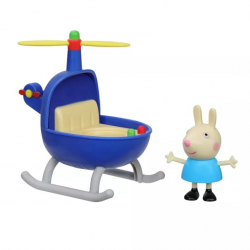 HASBRO PEPPA PIG LITTLE VEHICLE LITTLE BLUEY HELICOPTER ΚΑΙ ΦΙΓΟΥΡΑ F2185 / F2742