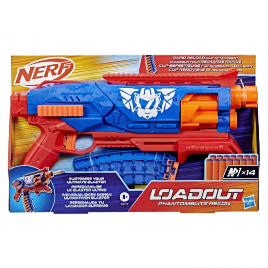HASBRO NERF ΕΚΤΟΞΕΥΤΗΣ LOADOUT PHANTOMBLITZ RECON G3372 HASBRO NERF ΕΚΤΟΞΕΥΤΗΣ LOADOUT PHANTOMBLITZ RECON G3372