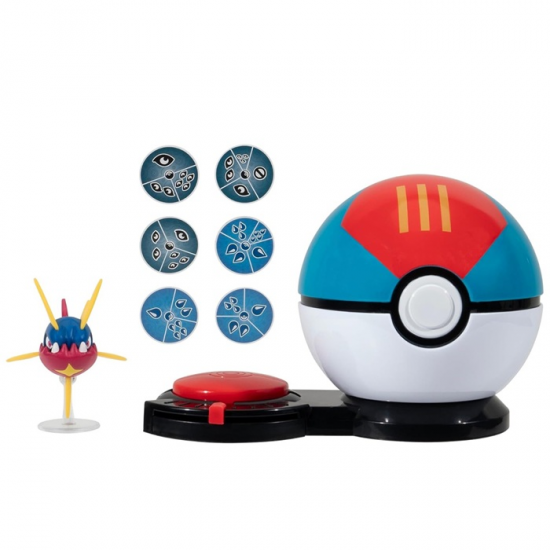 POKEMON ΠΑΙΧΝΙΔΙ ΜΑΧΗΣ WAVE 5 - CARVANHA AND LURE BALL JW002724-W05 / PKW3717 POKEMON ΠΑΙΧΝΙΔΙ ΜΑΧΗΣ WAVE 5 - CARVANHA AND LURE BALL JW002724-W05 / PKW3717
