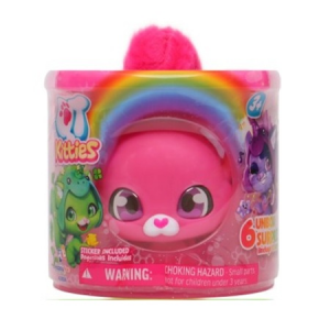 JUST TOYS QT KITTIES RAINBOW ΡΟΖ 450006